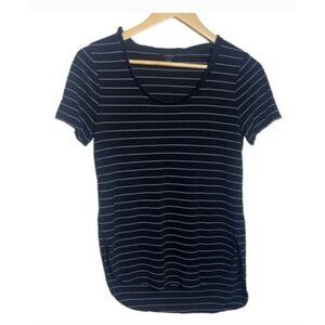 Ann Taylor XS Black & White Striped Women's T-Shirt Size XS